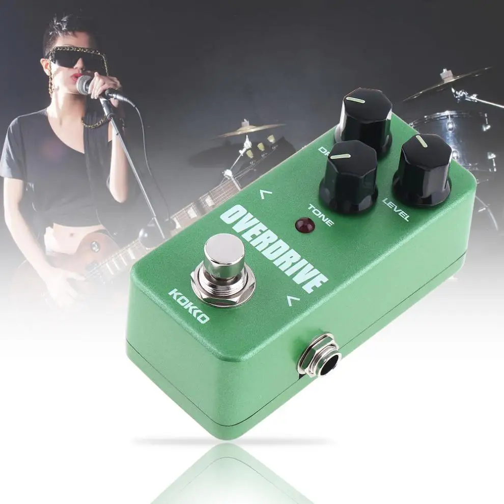 KOKKO мини-электрическая гитара 10000 OVERDRIVE обеспечивает теплый естественный звук