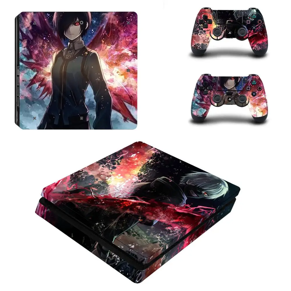 Одежда с надписью «Tokyo Ghoul полное покрытие лицевые панели PS4 тонкая кожа Виниловая наклейка, стикер для Playstation 4 консоли и контроллер PS4