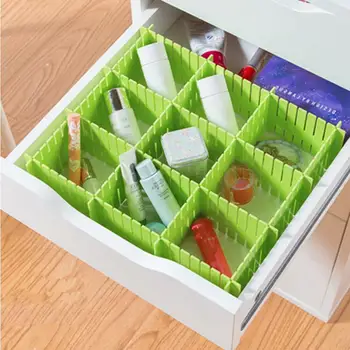 

DIY Drawer Divider Storage Box Adjustable Separator Divider Household Partition Board Space-saving Necessities Storage Tools