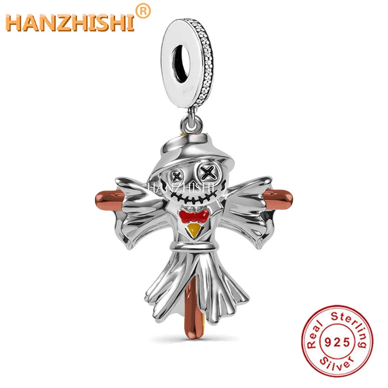 

Wholesale Price 925 Sterling Silver Strange Scarecrow Dangle Charms Fit Bracelet Necklace Birthday Friendship Gift for Women Men