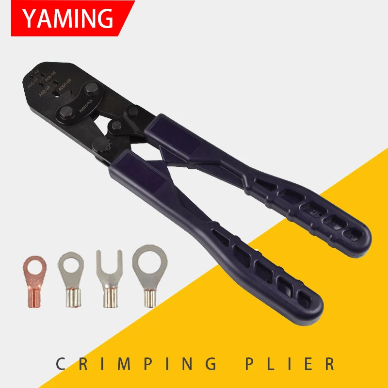 

Crimping Plier For OT/U Copper Terminal Crimper Wire Wiring Connection Hand Tool OT 5-100A 80-200A