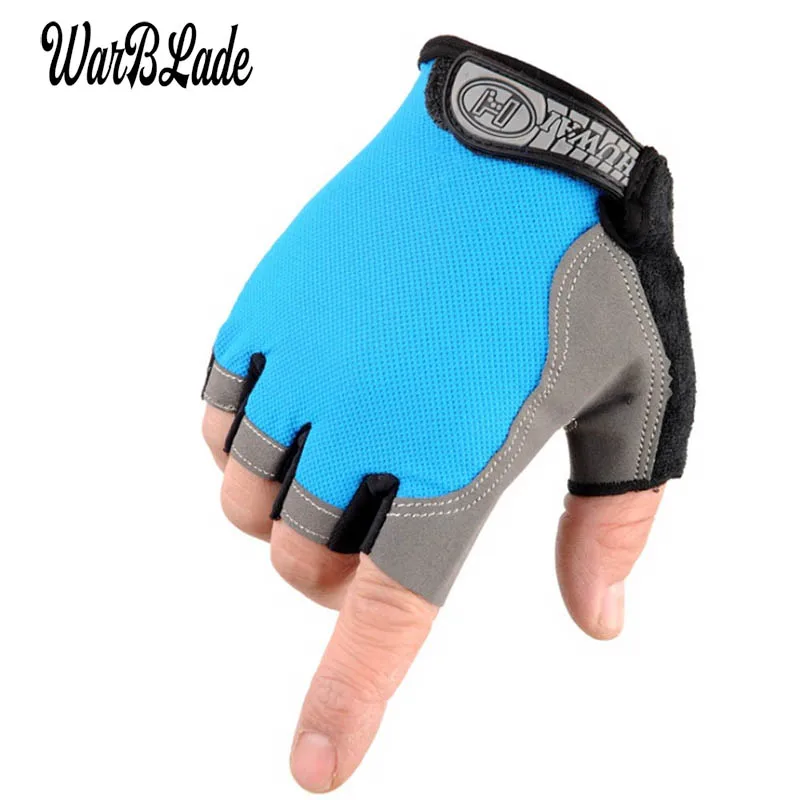 WBL Новые популярные Нескользящие перчатки без пальцев для мужчин и женщин с гелевой подкладкой из лайкры, рабочие Варежки женские перчатки