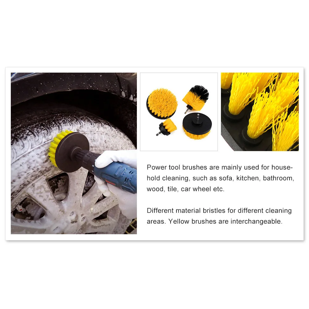4 шт. Электрическая Щетка Насадка в виде щетки насадка для чистки комбинированных