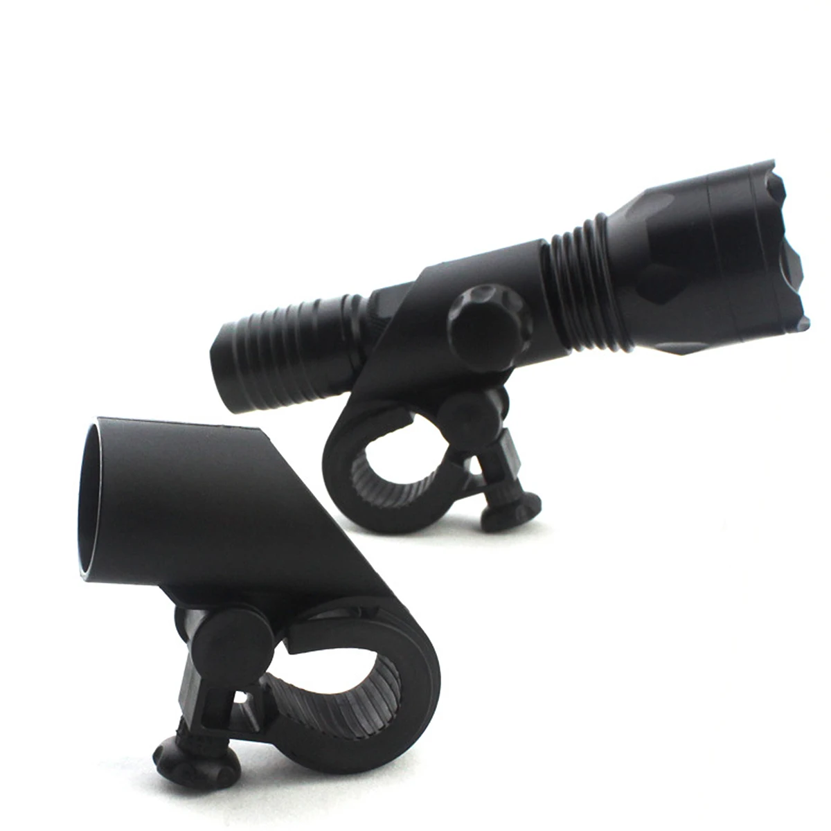 

Bike Clip Adjustable Cycling MTB Bike Handlebar Flashlight Torch Holder Clamp Clip Grip Bike Clips