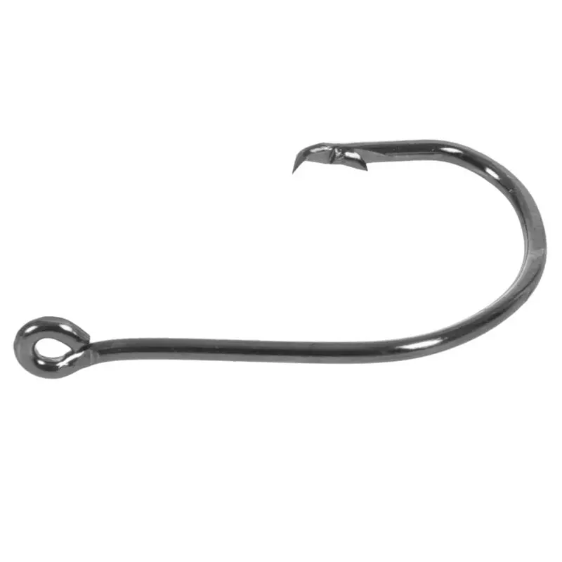 50 x Chemically Sharpened Octopus Circle Fishing Hooks Fishing Tackle black
