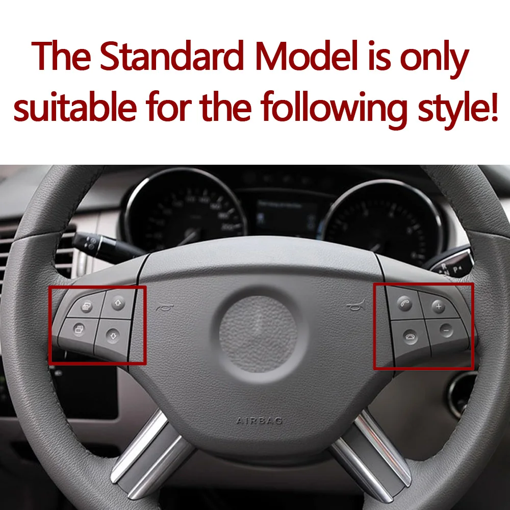 Oniissy Auto Multifunctionele Stuurwiel Controle Knoppen Schakelaar Voor M* er/ce* des W164 W251 W245 ML GL B/R-CLass Stuurwiel Schakelaar Knop