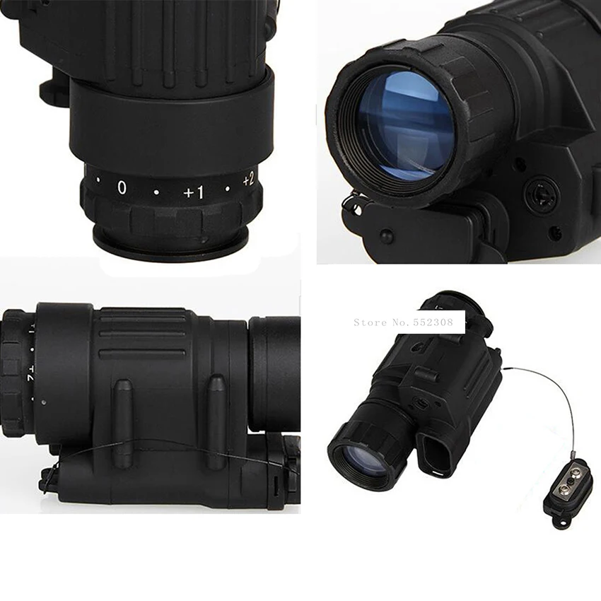 US $176.51 PVS14 Hunting Night Vision Riflescope Monocular Device Waterproof Night Vision Goggles Digital IR Illumination For Helmet
