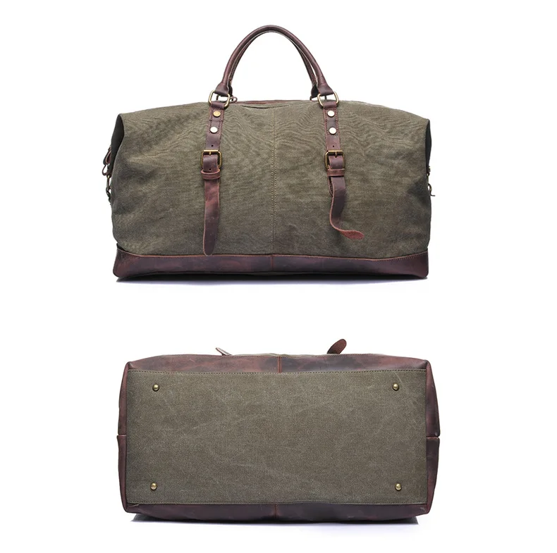 Oversize Canvas Overnight Duffel Bag