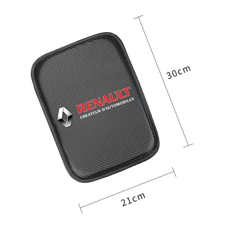 1PCS Car Armrest Pad Covers Storage Protection Cushion for Renault koleos duster megane 2 logan renault clio Car Accessories