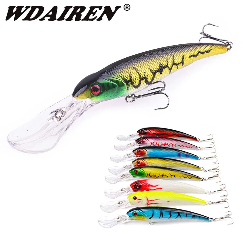 Big Minnow Fishing Lure Trolling Wobblers Tackle 16cm 28g Artificial Hard Bait Bass Pike Carp Floating Crankbaits Pesca WDAIREN fishing lure,fishing tackle,fishing bait
