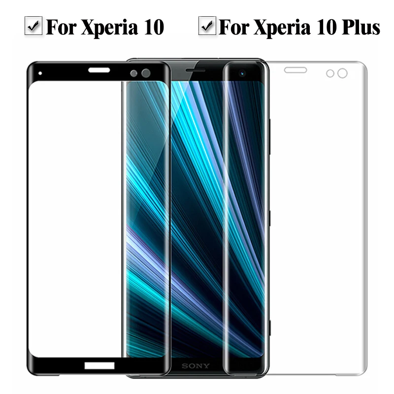 Xperia10 Защитное стекло для sony Xperia 10 Plus защита для экрана 3D полное покрытие на sony 10 10 Plus Броня лист Закаленное стекло пленка