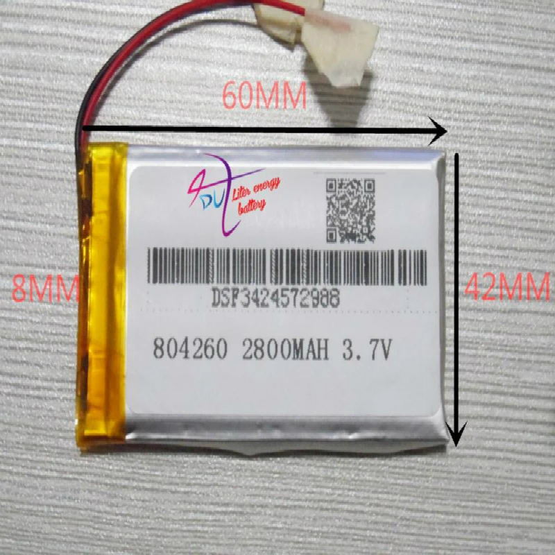 best battery brand 3.7V tablet 804260 084260 mobile devices digital products 2800mAH | Компьютеры и офис