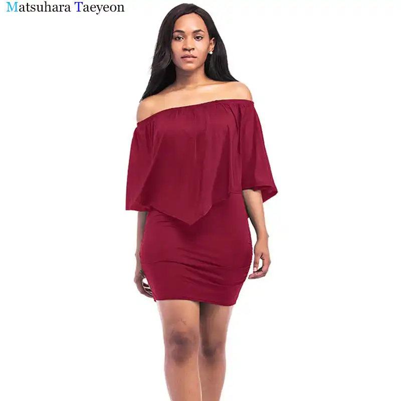 off the shoulder tee shirt dress