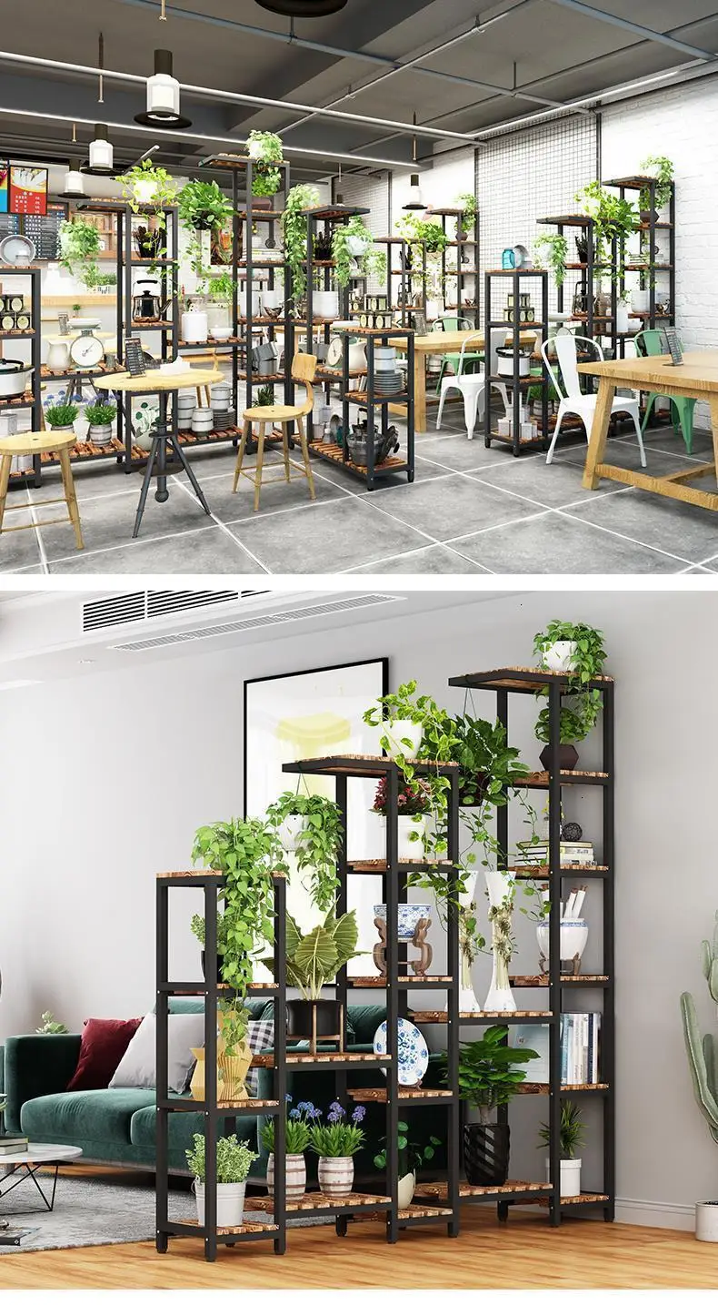 Decorativa Madera Estante Para Plantas Suporte Flores Крытая лестница Stojak Na Kwiaty Dekoration напольная Цветочная подставка для растений