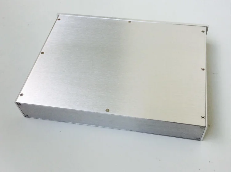 Full aluminum DIY 4307B power amplifier chassis silver psu enclosure HIFI preamp box dac case 430*70*308mm