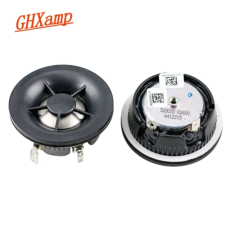 Ghxamp Hifi 2 Pollici 52Mm Titanium Film Tweeter Speaker 25Core Altoparlante Triplo Per Sonos Playbar Unità Audio Fai Da Te 4Ohm 20W 1 Paio