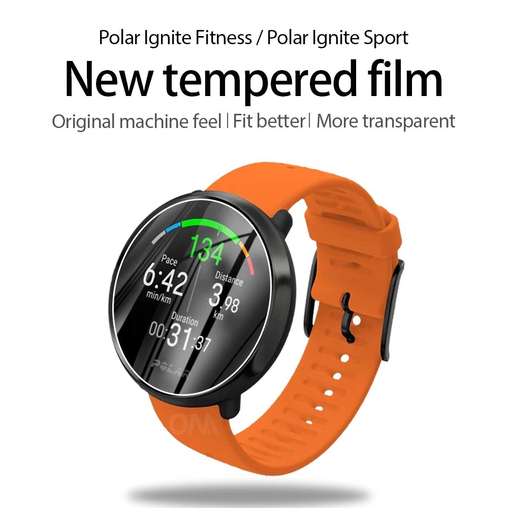 5Pcs 9H Premium Tempered Glass For Polar Ignite Fitness smart watch For POLAR Ignite Sport Screen Protector Film Accessories