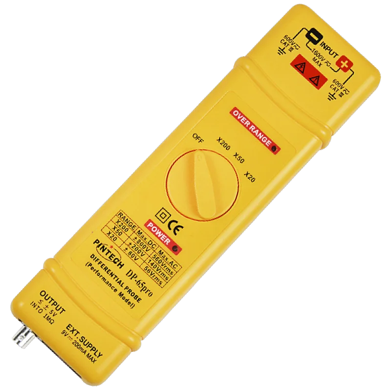 DP-65PRO(65 МГц, 1600 в) осциллограф дифференциальный зонд