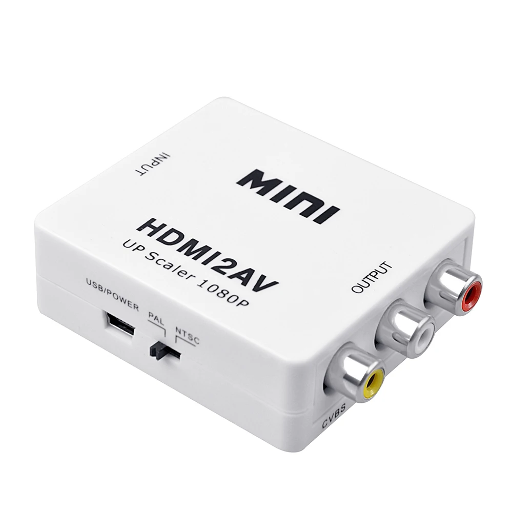 1080Phdmi к rca к RCA AV композитный конвертер адаптер, 3,5 мм аудио кабель VGA2AV/CVBS+ PC аудио HD ТВ конвертер кабель hdmi