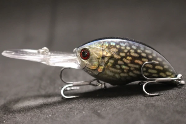 wLure 11g 8.5cm Deep Water Real Skin Painting Tight Floating Crankbait Cutting Blade Treble Hooks Fishing Lures HC733 - Цвет: HC733X458