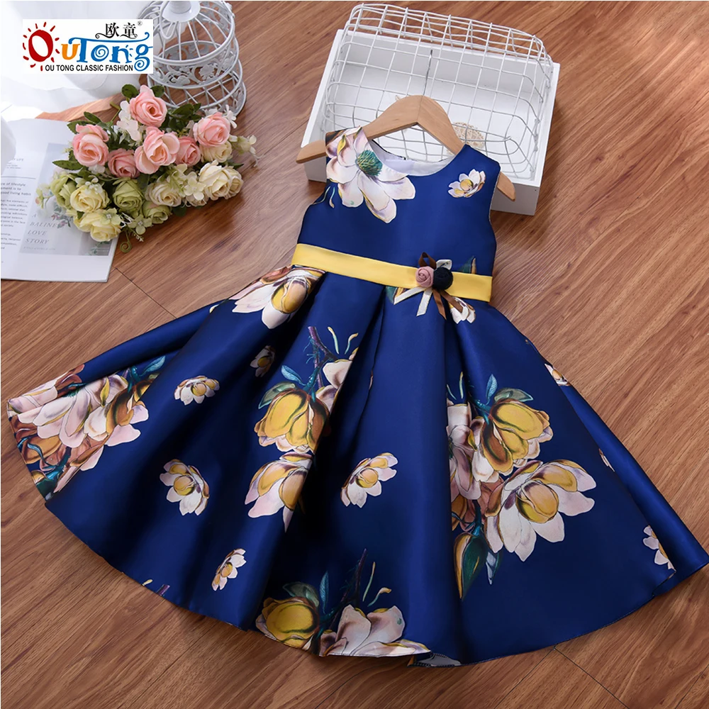 Pakistani Clothes Kids Party Dress Kids Girl Child Dress Wear Dresses Outong Summer