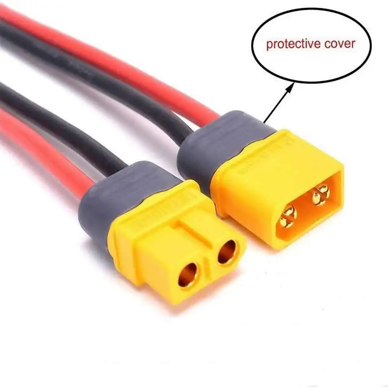 10 шт. samass XT60 разъем штекер и гнездо с 10cm14 AWG силиконовый провод для