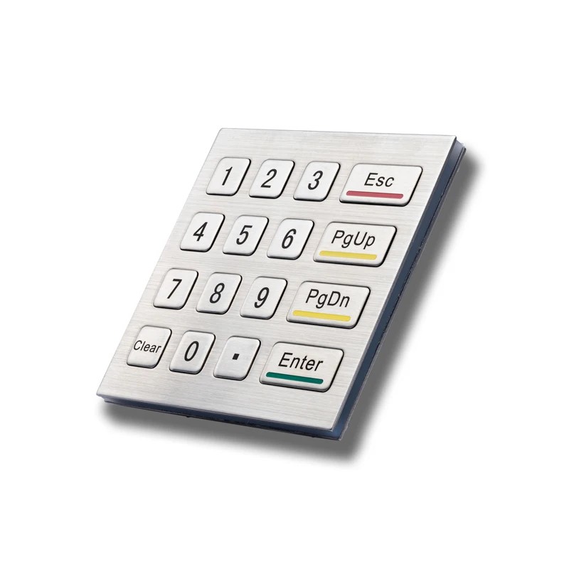 Matriz Ip65 à Prova Impermeável Água Atm Controle de Acesso Terminal Industrial Máquina de Venda Automática Número Metal Teclado Inox 4x4 - Imagem 4