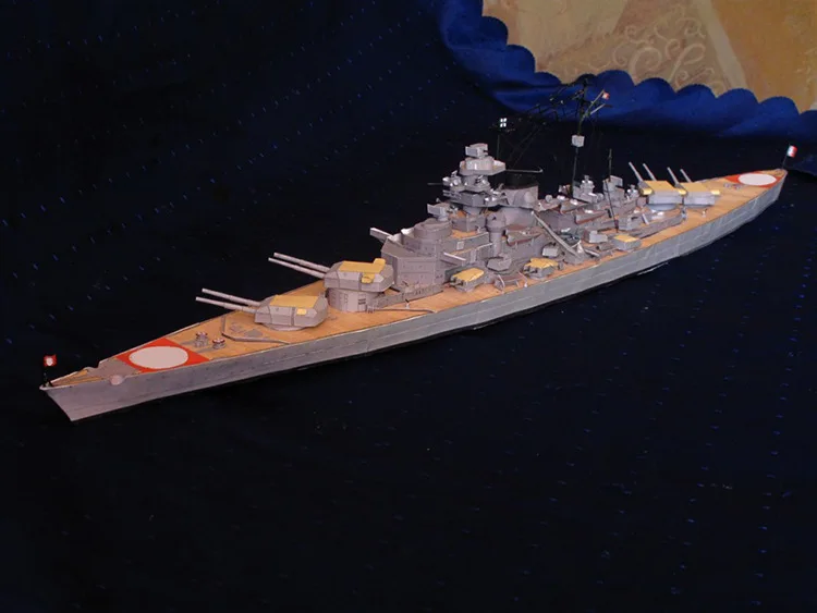 German Battleship Bismarck 1:400 DIY 3D Paper Card Model Building Sets Construction Toys Educational Toys Military Model