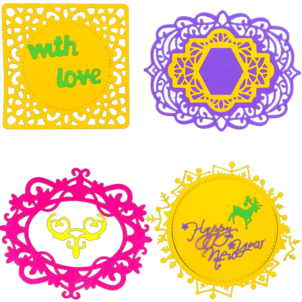 Форма для ножа с изображением открыток металлическая резки серебряная форма