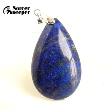 

Men's Bijoux Blue Lapis Lazuli Beads Necklaces & Pendants Natural Stones Beads for Jewelry Making Accessories Women's Gift BD905