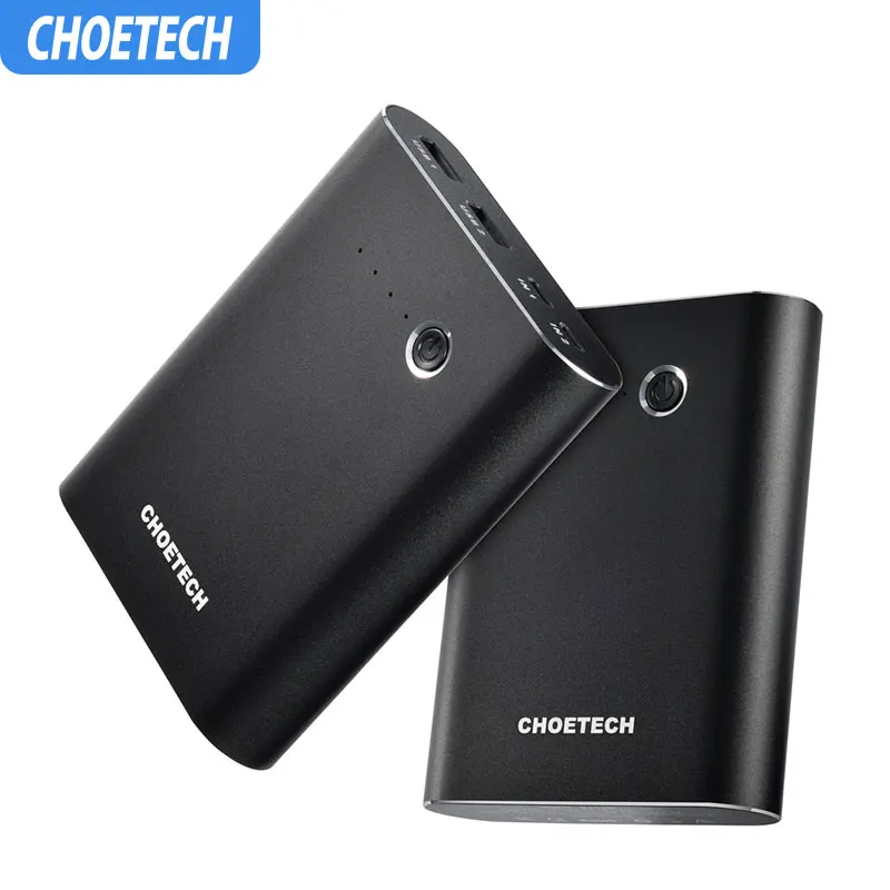 

CHOETECH 10400mAh Power Bank Portable Charging PowerBank 10400 mAh USB PoverBank External Battery Charger For Samsung Xiaomi