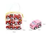 6 uds atrás coche móvil de la tienda de maquinaria de construcción del vehículo camión de bomberos modelo Taxi bebé Mini regalo juguetes de los niños GYH ► Foto 2/6