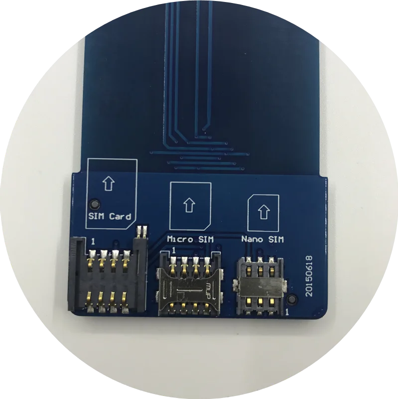 OYEITIMES SIM Card Pinboard Adapter Converter SIM Card Smart IC Card Extension for Mini Micro Nano 2FF/3FF/4FF SIM Card