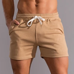 Short de course pour hommes, en coton, ample, décontracté, en tricot, grande taille, respirant, vêtements de maison, été, 2022 
