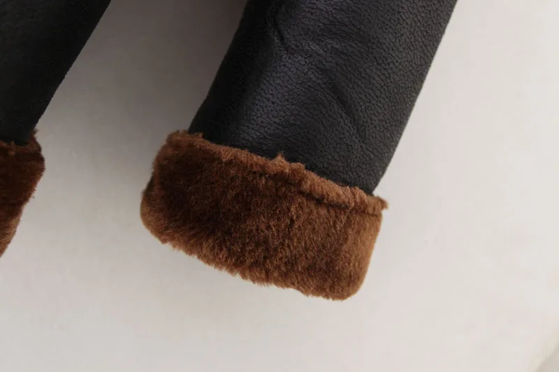 Blvyisla 3XL супер размера плюс элегантное утепленное шерстяное пальто из овечьей шерсти женское роскошное черное ретро лоскутное пальто из искусственного меха Верхняя одежда