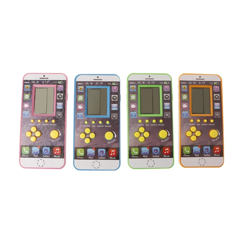 

LCD Electronic Tetris Brick Game Machine Classical Puzzle Toy Phone Appearance