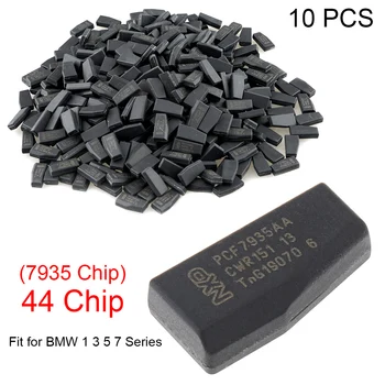 

10pcs Blank ID44 PCF7935 Carbon Chip Auto Car Key Transponder Chip Replacement Fit for BMW 1 3 5 7 Series