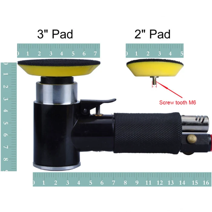 Pneumatic Sanding Tool Straight Core Pneumatic Polishing Machine with 2 Inches 3 Inches Grinding Discs TSH Shop