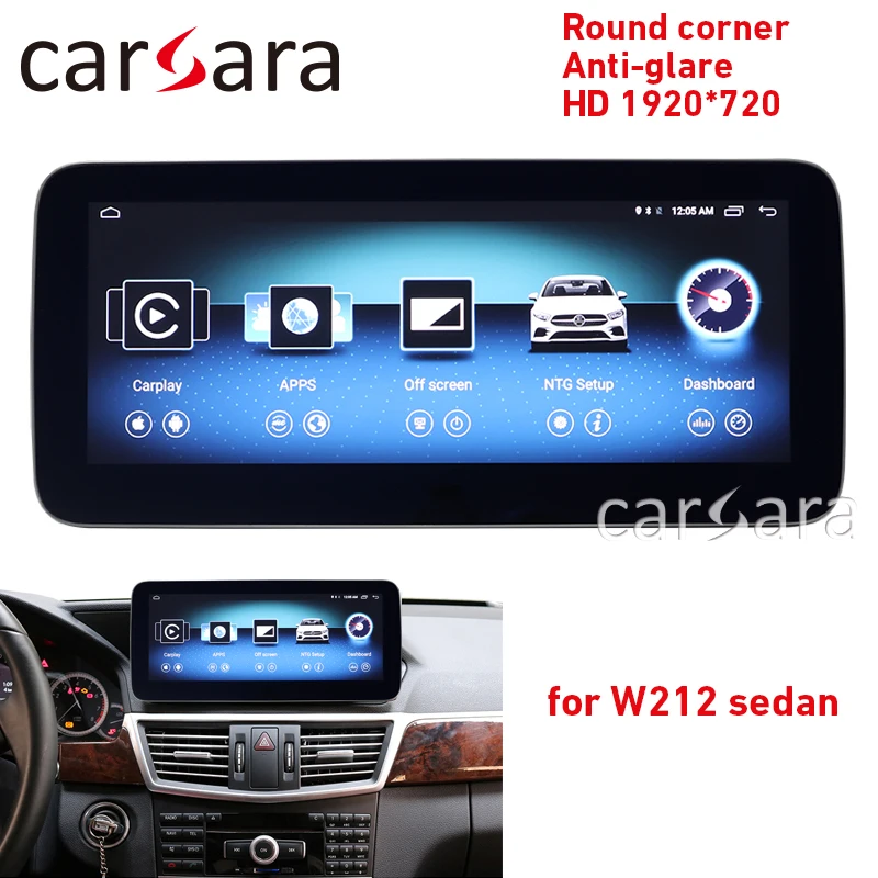 Android дисплей для Benz E Class W212 седан 2010- 10,2" сенсорный экран gps-навигация, радио, стерео тире мультимедийный плеер