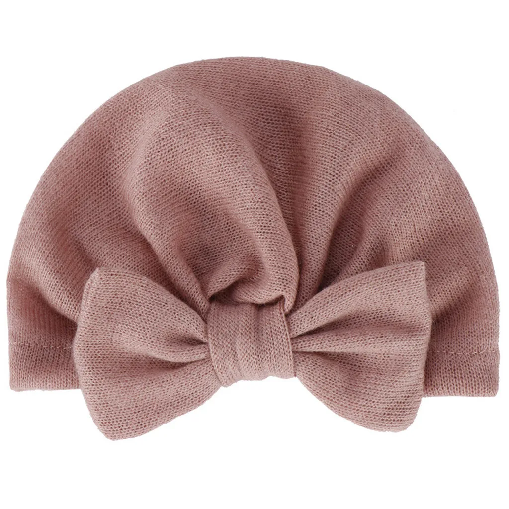 SAGACE, детская шапка, дизайн, милая хлопковая детская шапка, мягкая шапка-тюрбан с бантиком для девочек, Шапка-бини, стильная детская шапка для новорожденных