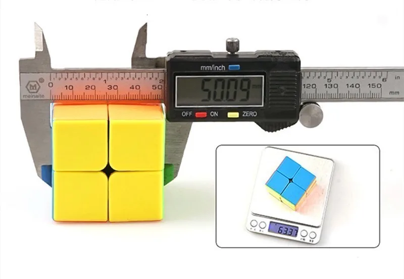 ShengShou 50 мм Divine драгоценность 2x2x2 магический куб 2 на 2 магический куб Striae цвет соревнования кубики Развивающие игрушки для детей Cubo
