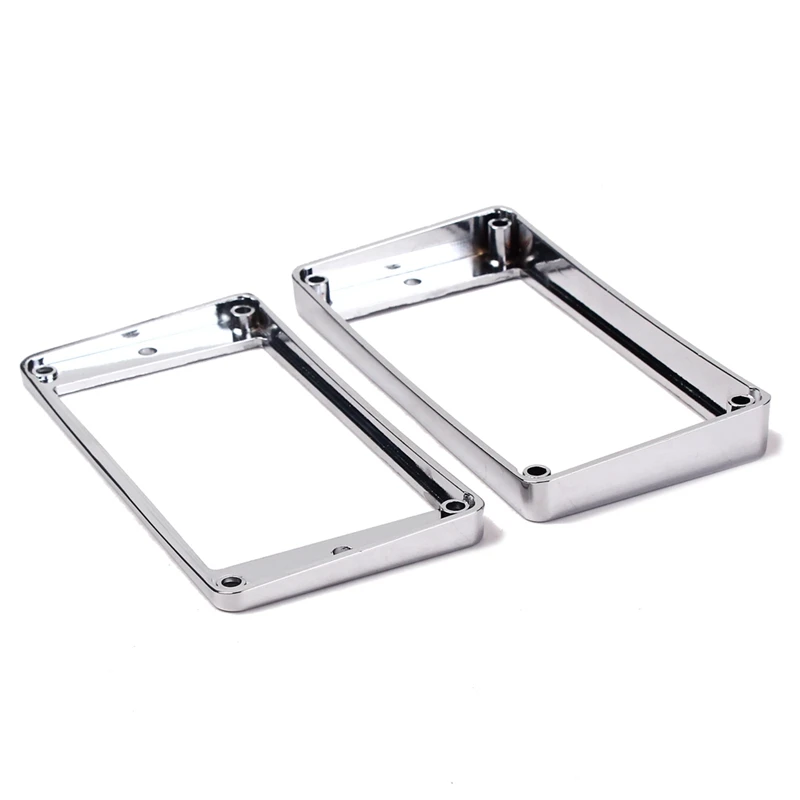2 шт. Humbucker Пикап Кольцо Металлическая изогнутая Нижняя рамка для LP PRS гитарные