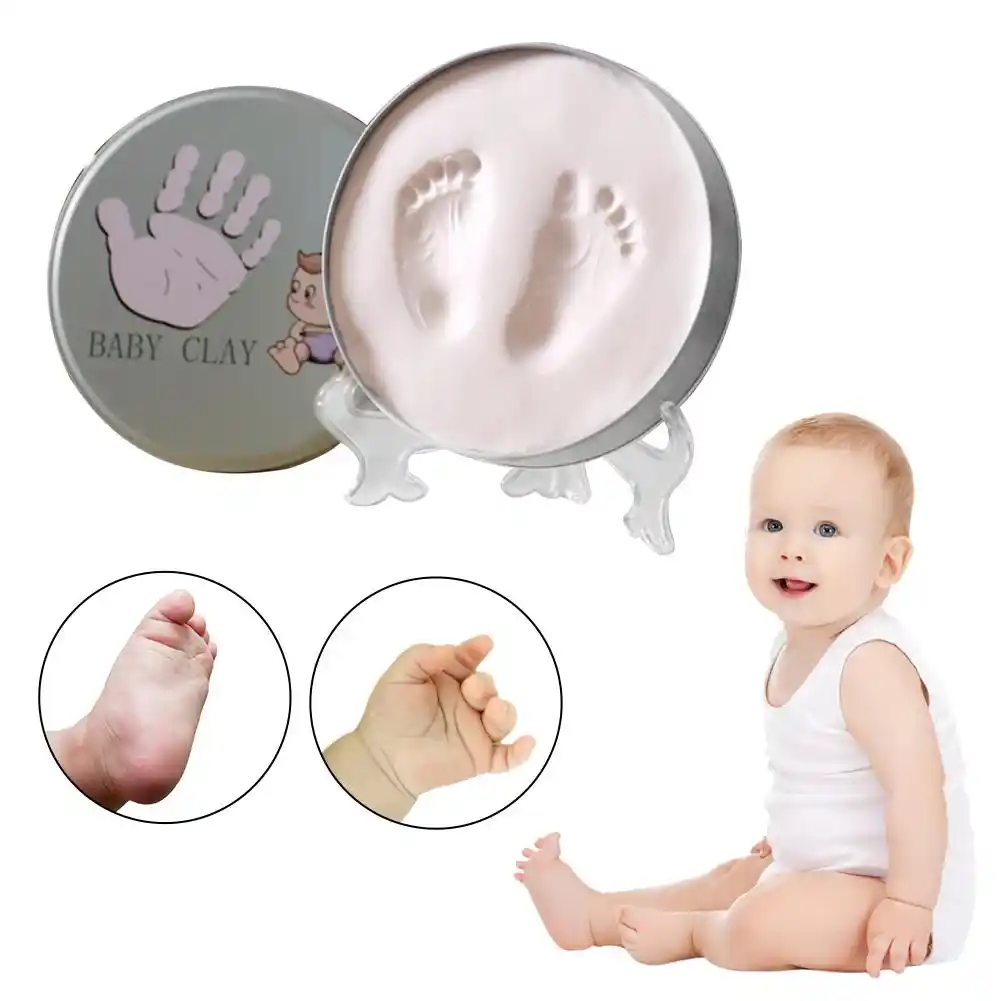 Bebe Main Impression Empreinte Empreinte Kit Bebe Handprint Boue Et Pied Imprimer Bebe Souvenirs Bebe Main Et Pied Moule Cent Jours Cadeau Aliexpress
