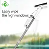 GUANYAO Glass Cleaning Brush with Water Spray Window Cleaner High quality aluminum long handle Wiper and cloth combo silicone ► Photo 3/6