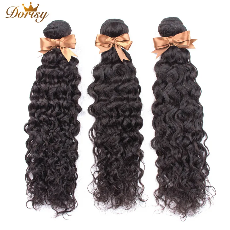 

Peruvian Curly Hair 3 Bundles 10-24inch Human Hair Extension Natural Color Non Remy Hair Weave Bundles