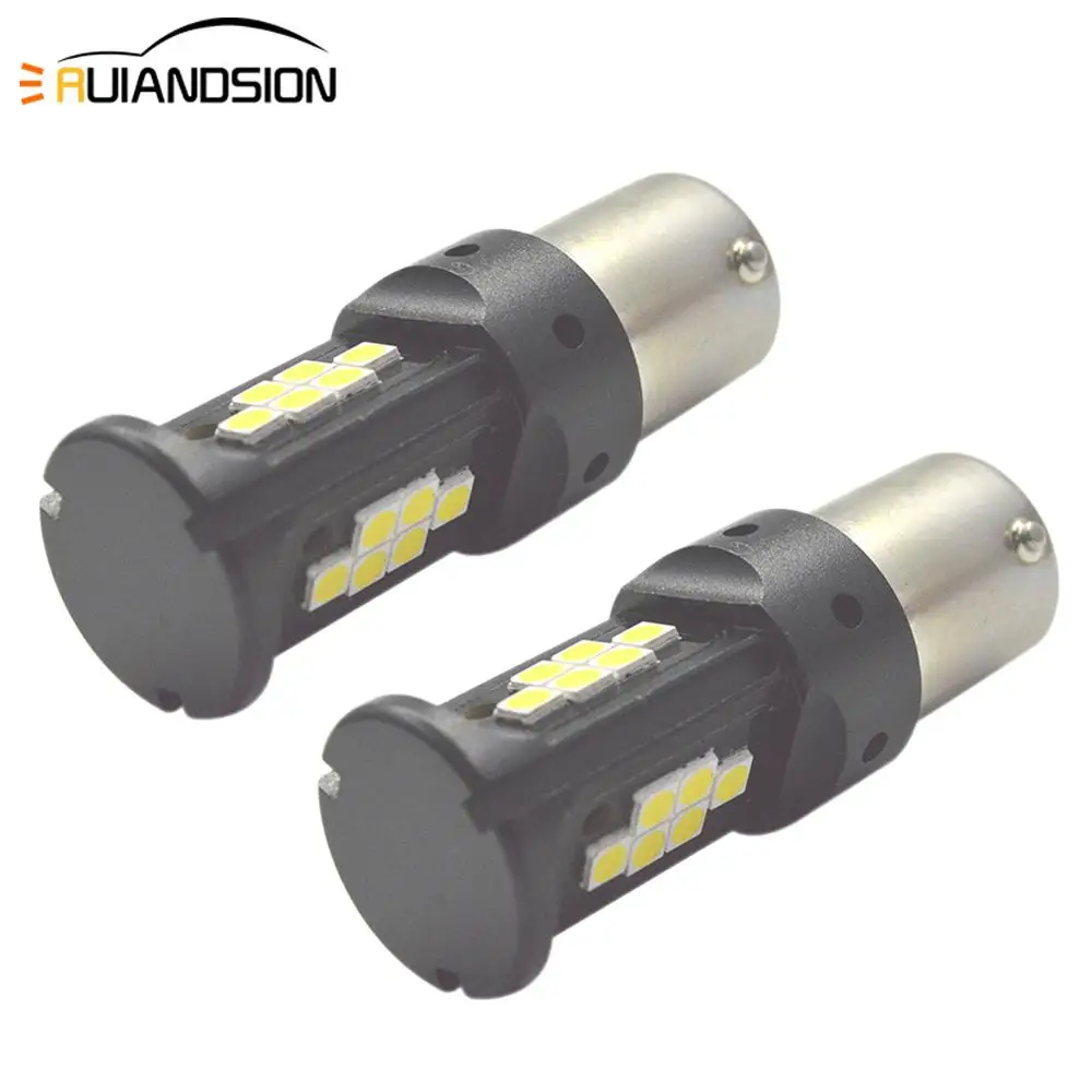 0.54A High Power 3030 18smd led S25 1156 BA15S P21w car turn signal Lights Source parking lamp auto Tail Bulb 12-24V No-polarity
