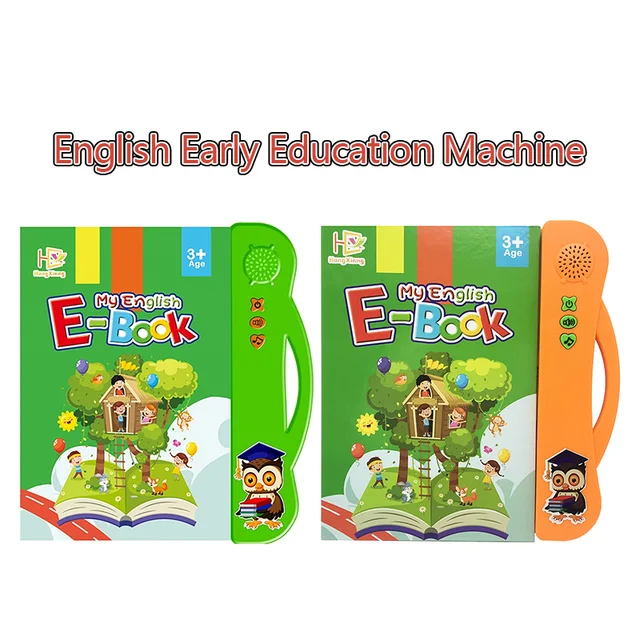 NEW Baby Learning Toys English Early Education Machine Children Touch Reading Book E-Book For 2-6Y Baby Kids Learn Knowledge Toy 2