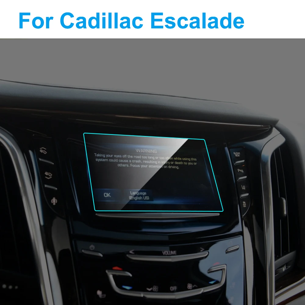 Автомобильный протектор экрана GPS навигации для Cadillac Escalade интерьер закаленное