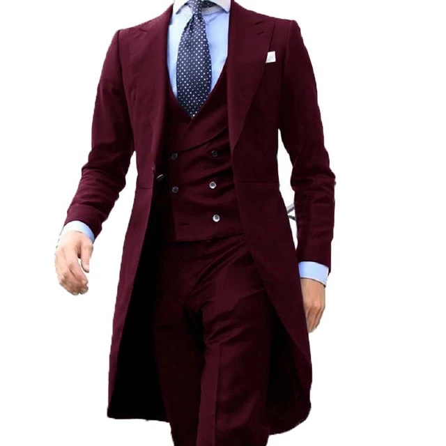 Long burgundy blazer Clearance