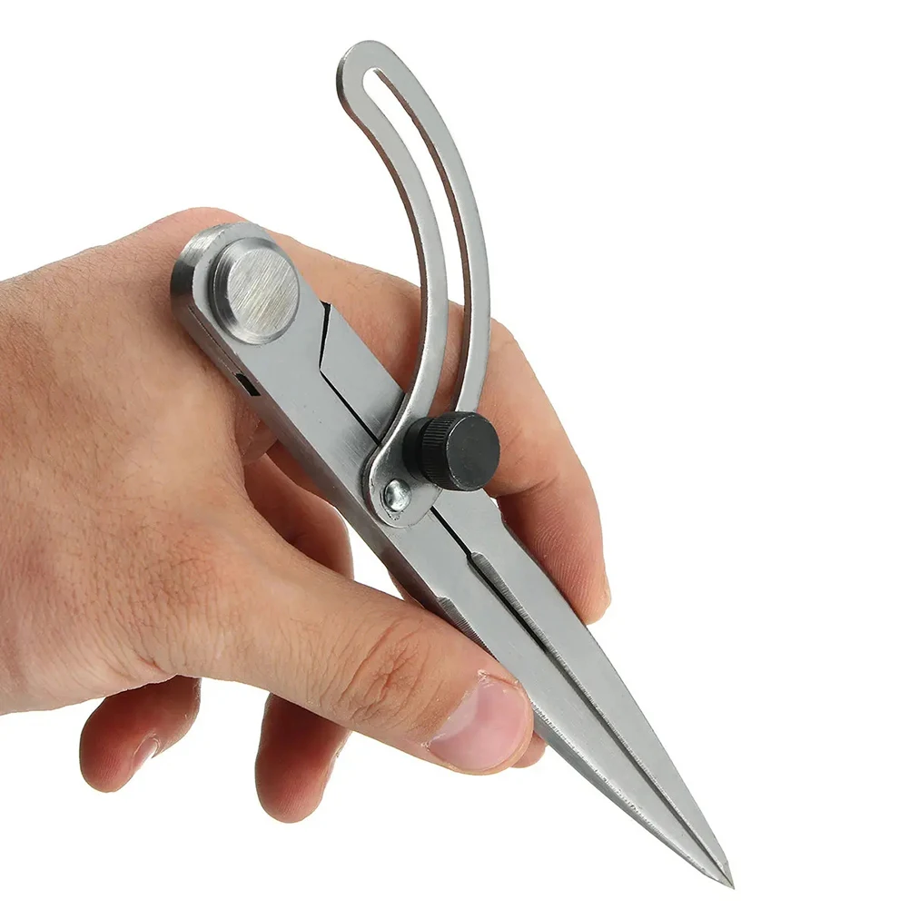 DIY Sewing Handmade Tools Scratch Compass Wing Dividers Leathercrafts Woodwork DIY Rotating Adjustable Tools-3